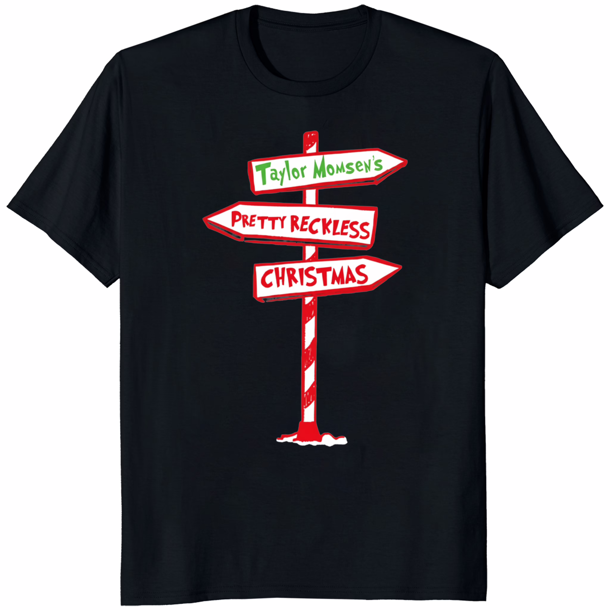 Taylor Momsen’s Pretty Reckless Christmas Holiday sign Shirt 1 Taylor Momsen’s Pretty Reckless Christmas Holiday Sign Shirt