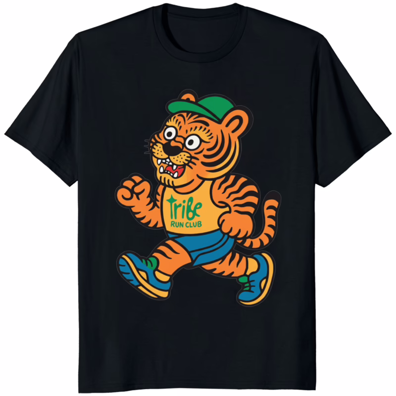 Tribe Coffee Run Club Tiger Shirt