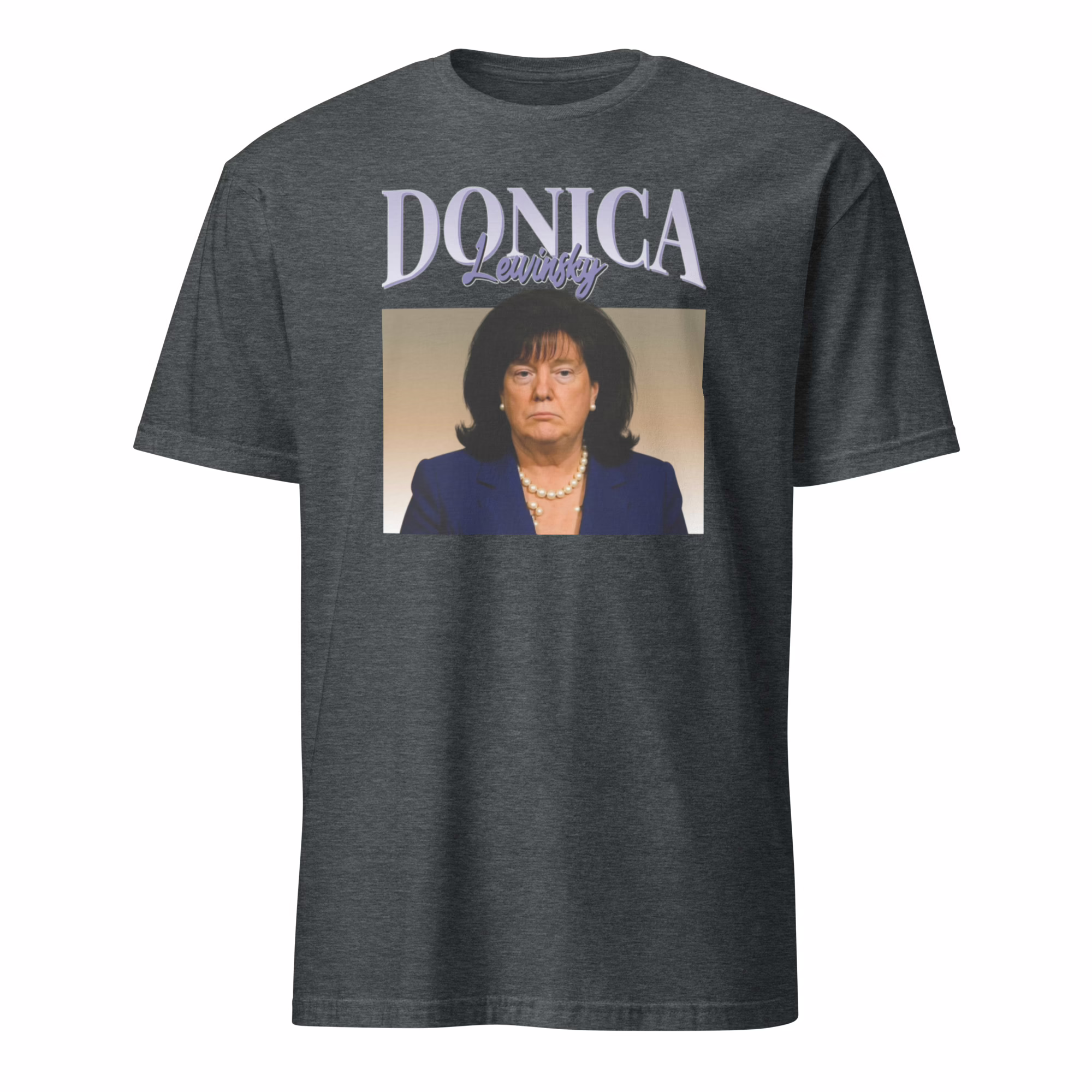 Donica Lewinsky Trump Bill Clinton T Shirt 3 Donica Lewinsky Trump Bill Clinton T Shirt heather color funny political shirt