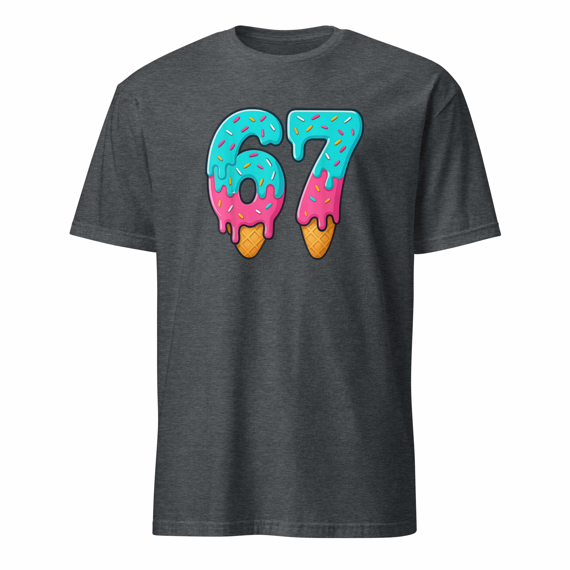 67 Ice Cream Drip Meme Six Seven Shirt 3 67 Ice Cream Drip Meme Six Seven Shirt heather
