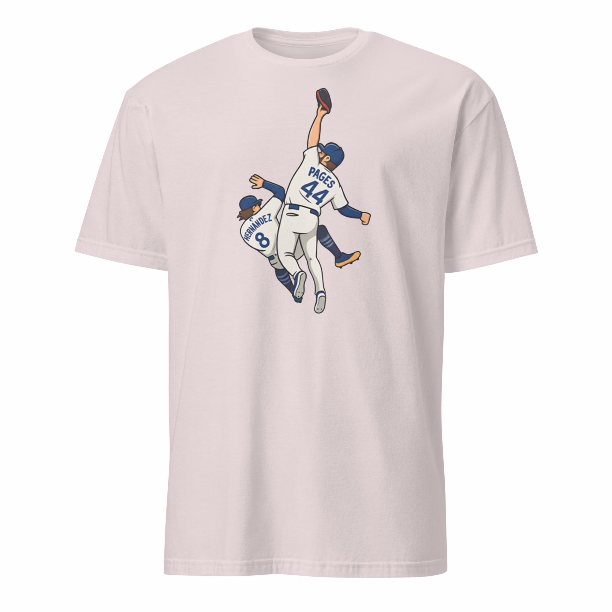 Andy Pages Hitting Kiké Hernandez Shirt 3 Andy Pages Hitting Kiké Hernandez Shirt ice grey Dodgers baseball t-shirt