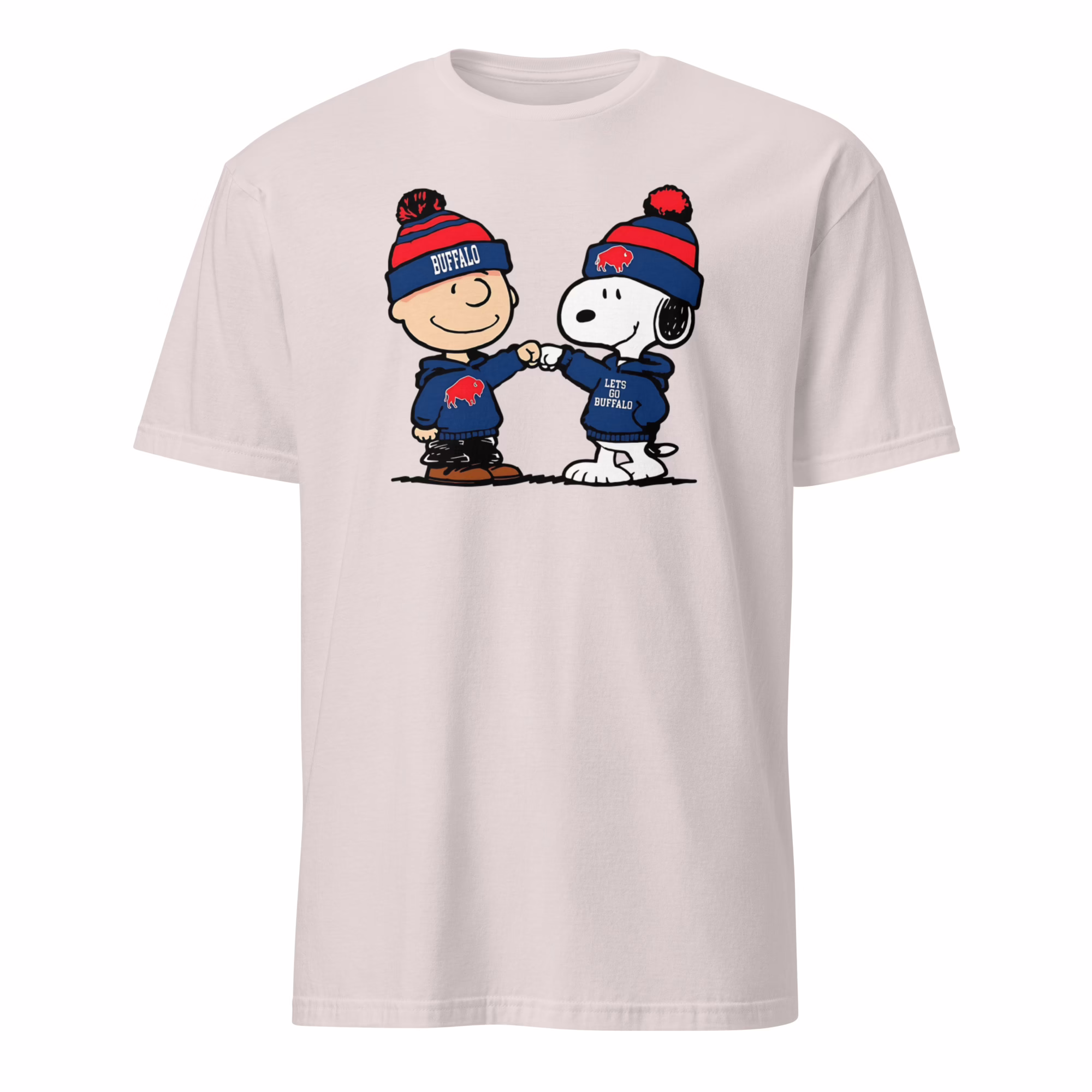 Snoopy Buffalo Bills Shirt 3 Snoopy Buffalo Bills Shirt ice grey t-shirt made-to-order unisex fit