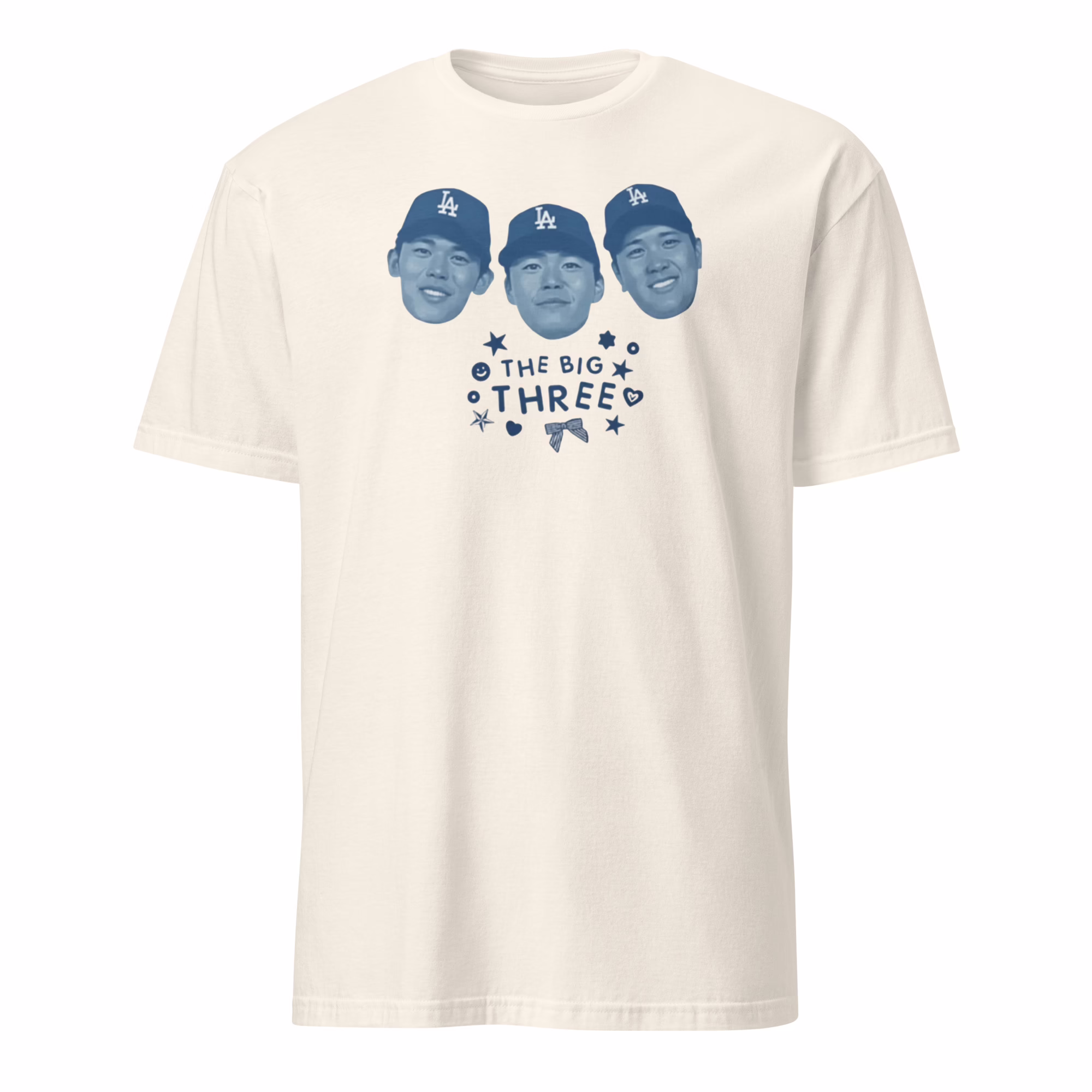 Ohtani Yamamoto Sasaki The Big Three Shirt 3 Ohtani Yamamoto Sasaki The Big Three Shirt natural color mockup