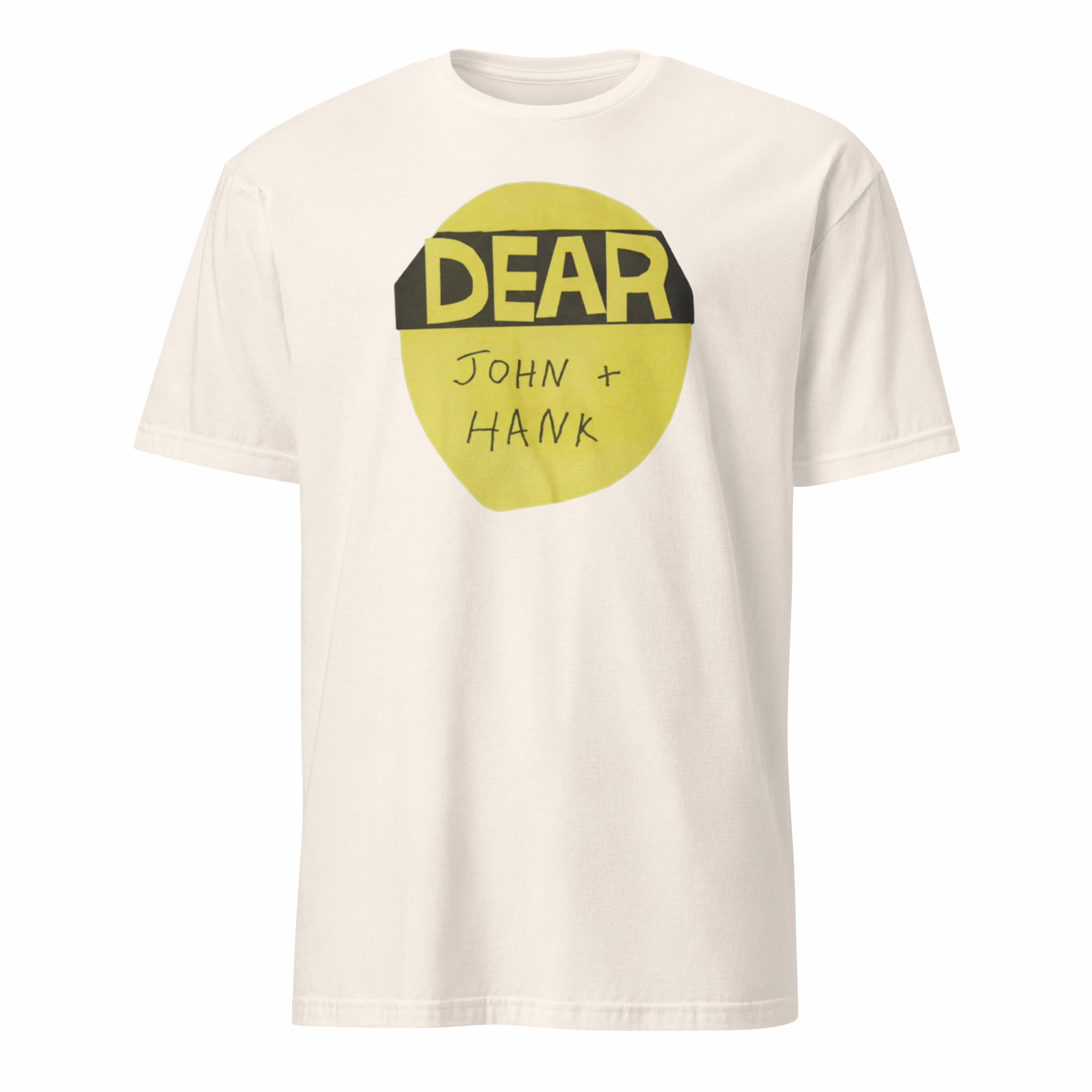Official DFTBA Dear John and Hank Handmade Logo Shirt 3 Official DFTBA Dear John and Hank Handmade Logo Shirt natural color variant