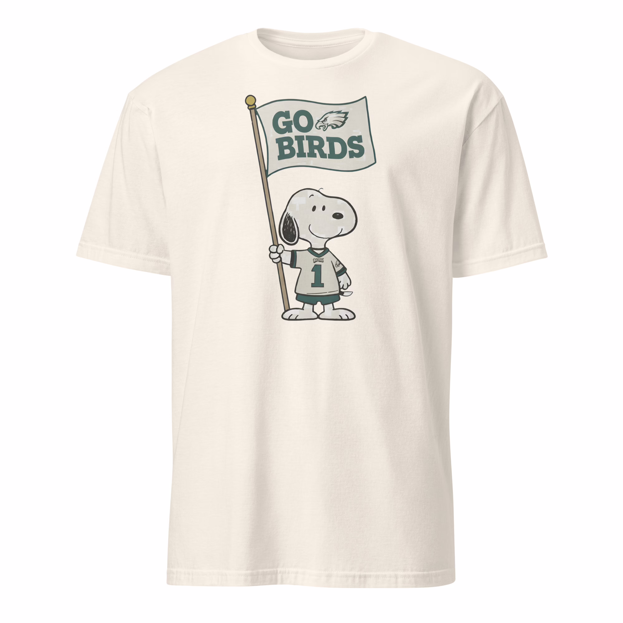 Philadelphia Eagles Snoopy Go Birds NFL Game Day Shirt 3 philadelphia eagles snoopy go birds nfl game day shirt natural color mockup