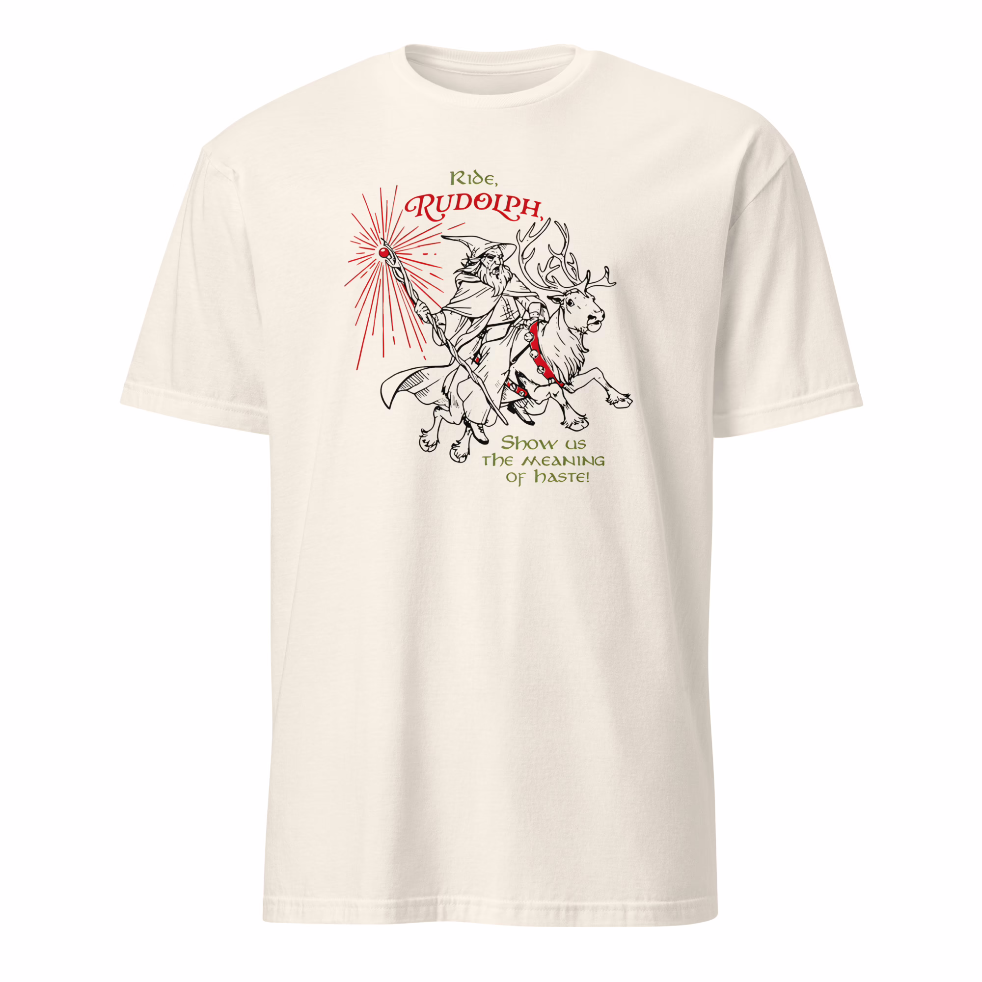 Ride Rudolph Show Us The Meaning Of Haste Shirt 3 Ride Rudolph Show Us The Meaning Of Haste Shirt natural variant mockup