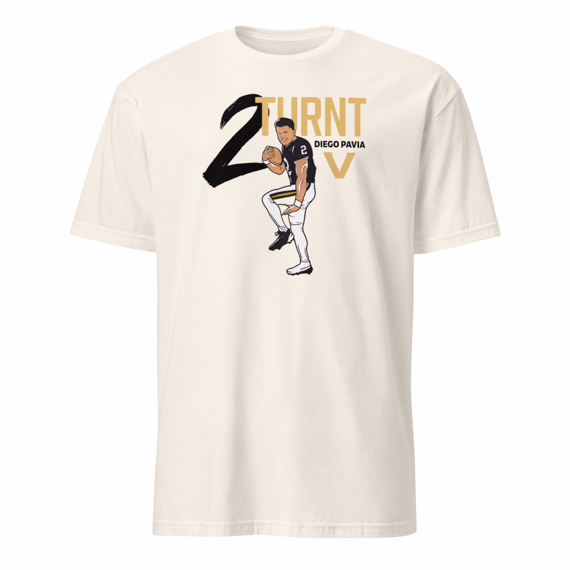 Diego Pavia Heisman T Shirt 3 Diego Pavia Heisman T Shirt natural color mockup Vanderbilt NIL licensed shirt