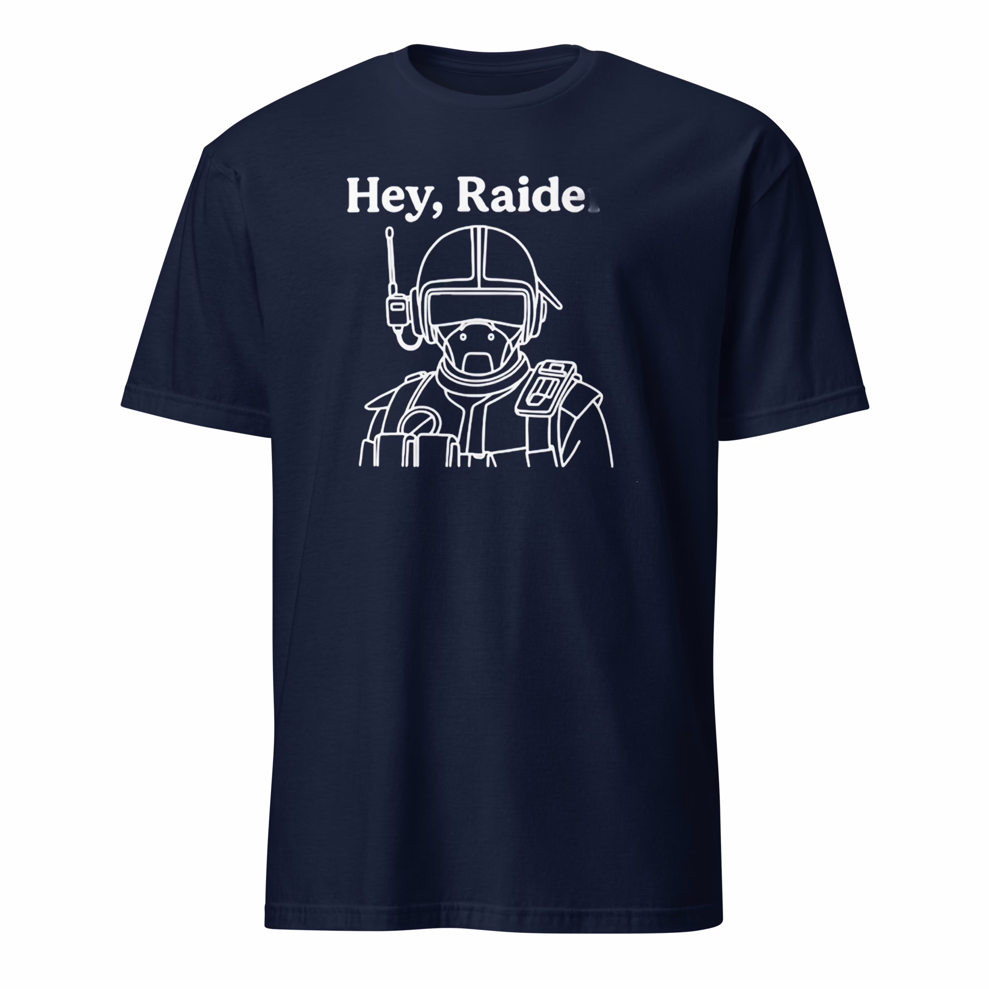 Official ARC Raiders Hi Shirt 2 Official ARC Raiders Hi Shirt navy blue – durable cotton gamer tee
