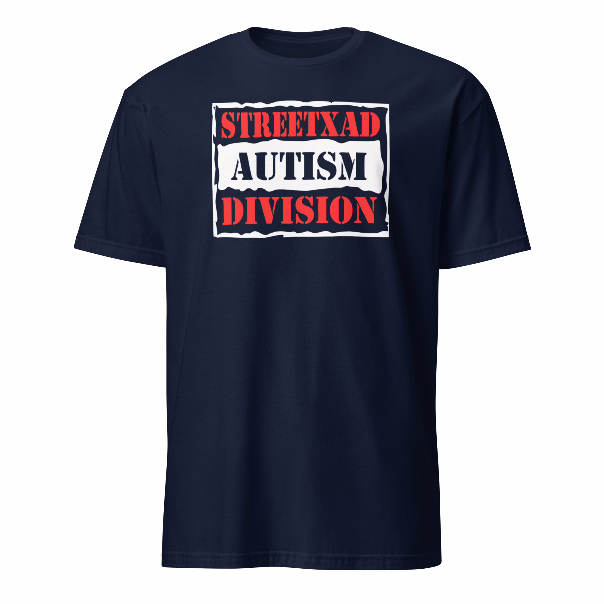 StreetXAD Autism Division Shirt 2 Navy StreetXAD Autism Division Shirt – awareness t-shirt with deep tone