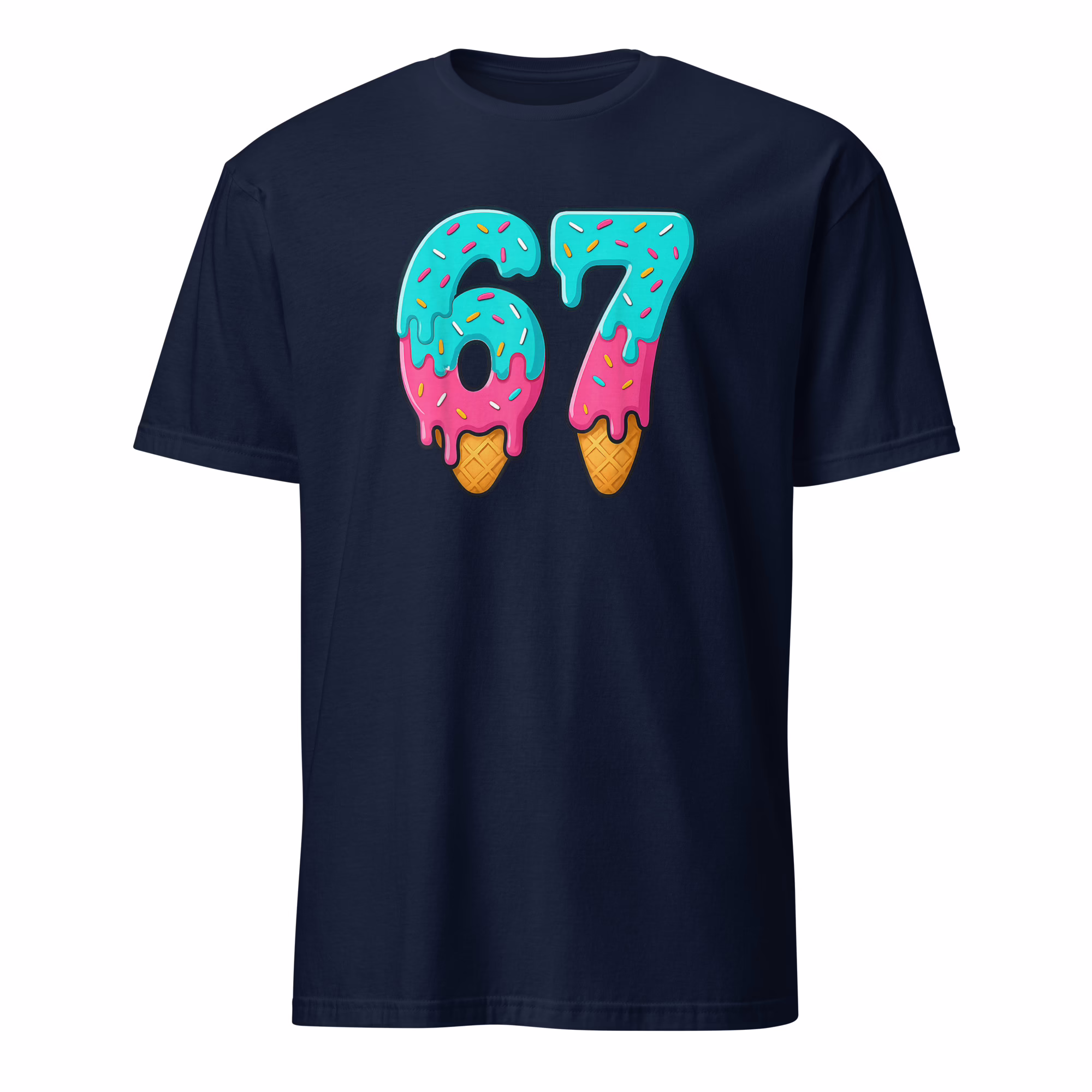 67 Ice Cream Drip Meme Six Seven Shirt 2 67 Ice Cream Drip Meme Six Seven Shirt navy