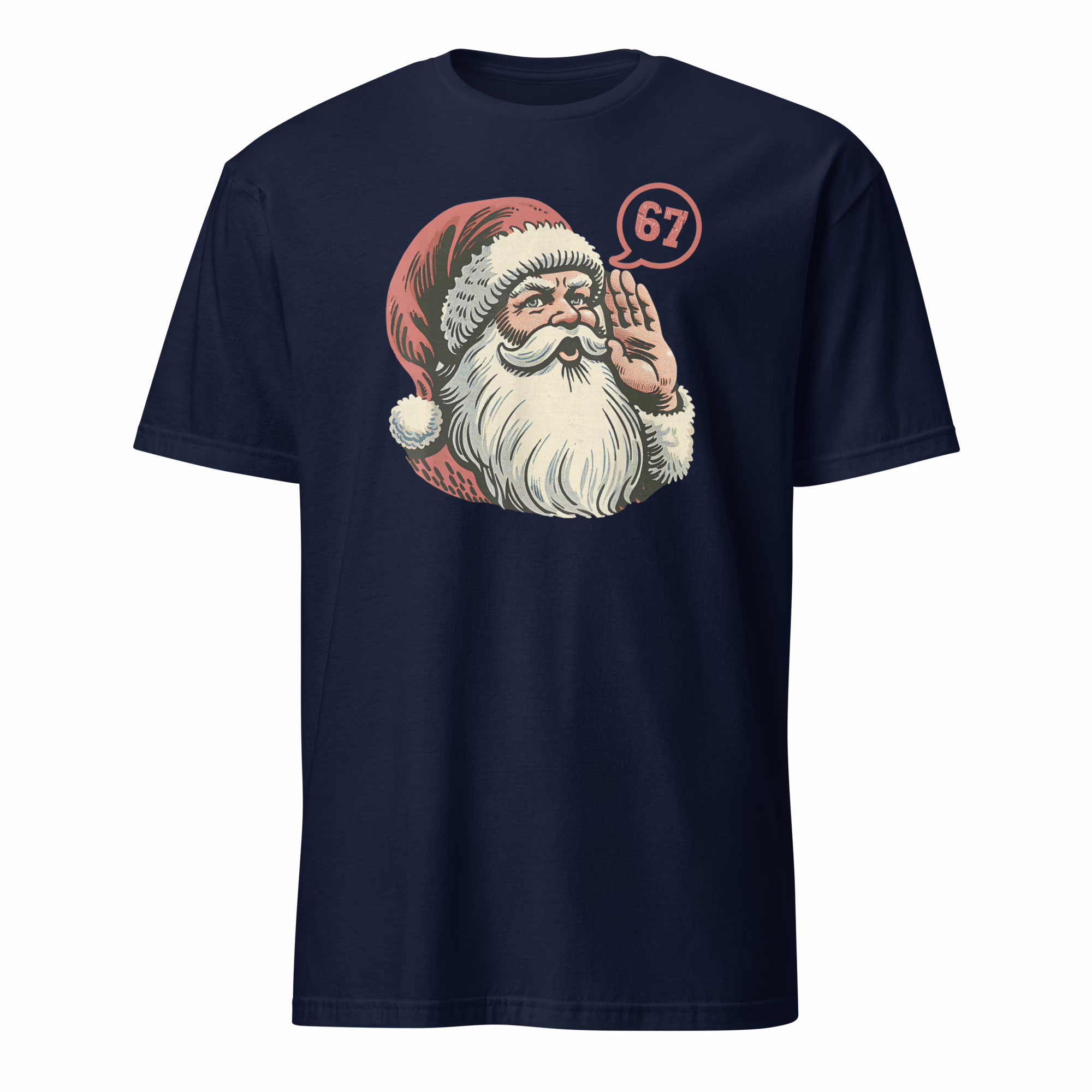 67 Six Seven Brainrot Santa Claus Christmas Shirt 2 67 Six Seven Brainrot Santa Claus Christmas Shirt navy