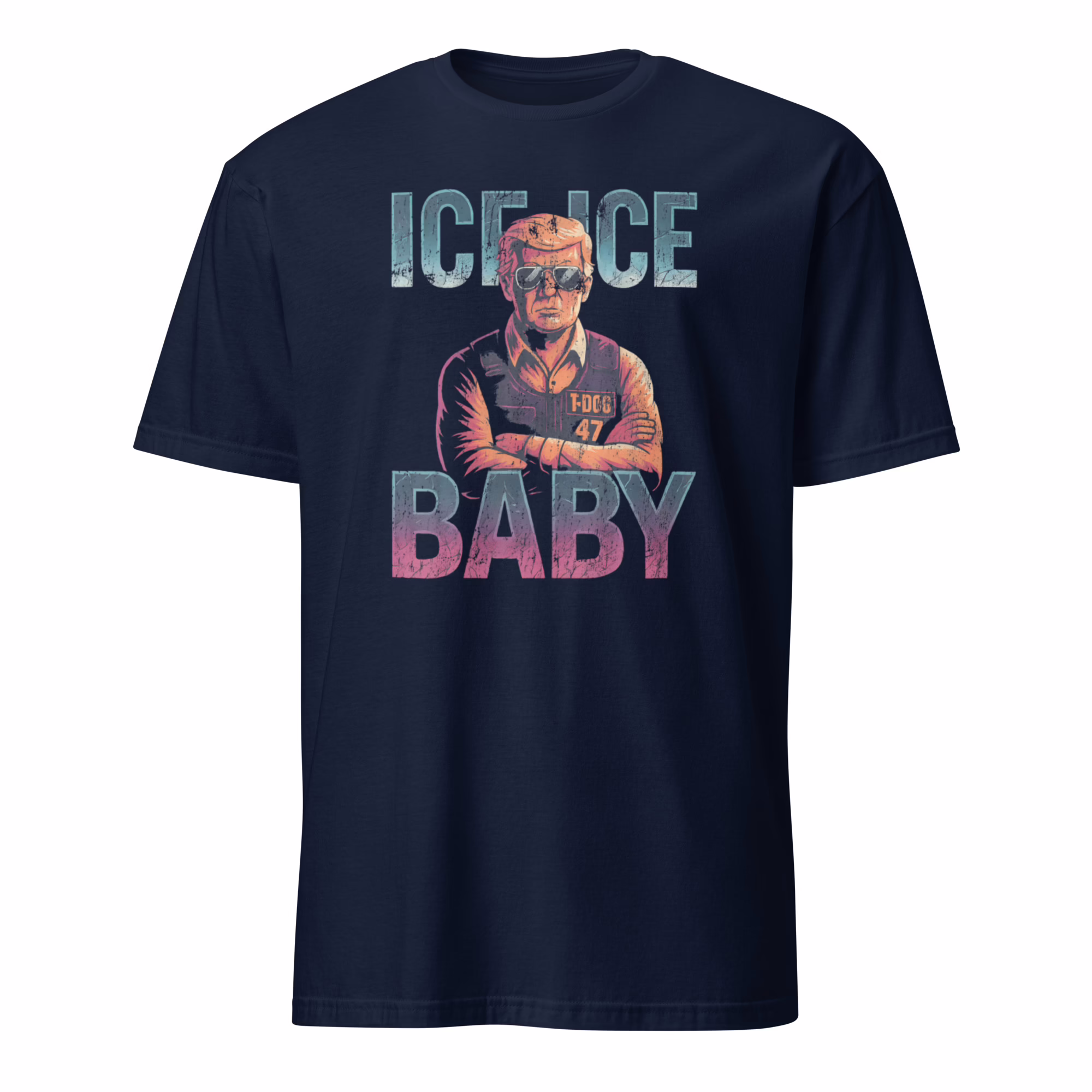 Trump Ice Ice Baby Shirt 2 Trump Ice Ice Baby Shirt navy blue meme tee product image