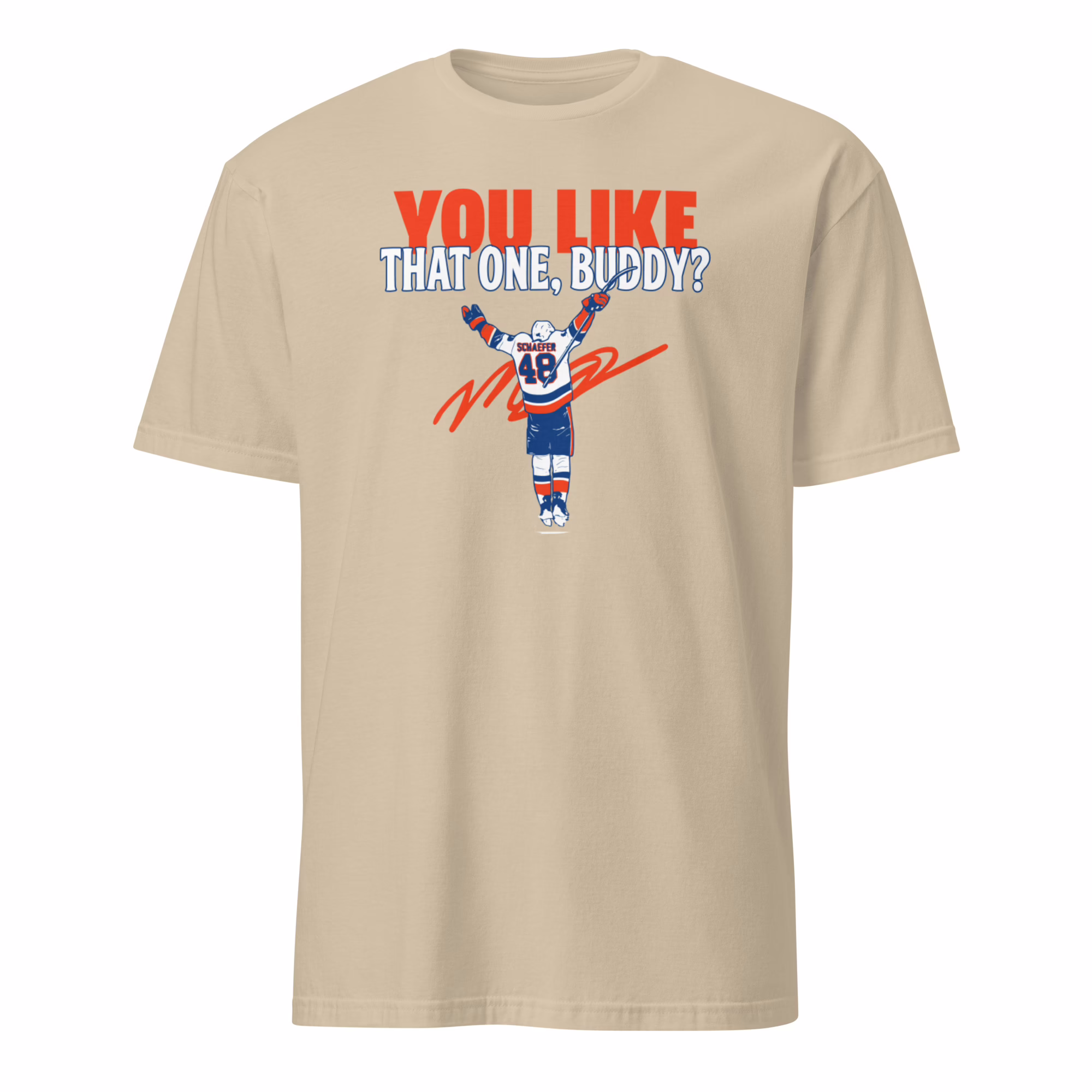 Matthew Schaefer You Like That One Buddy T Shirt 2 Matthew Schaefer You Like That One Buddy T Shirt sand variant mockup