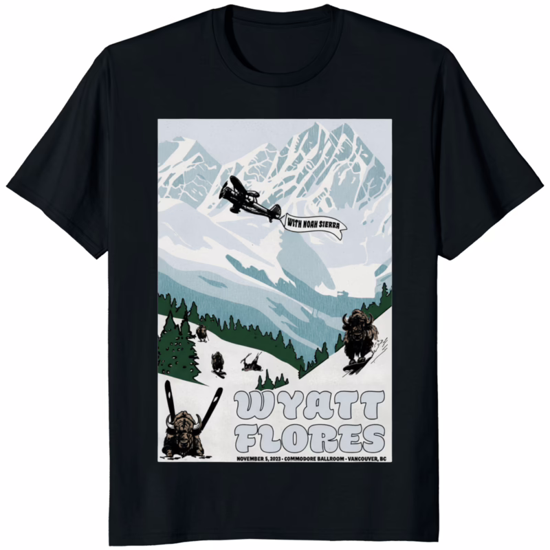 Wyatt Flores Vancouver BC Nov 9 2025 Tour Poster Shirt
