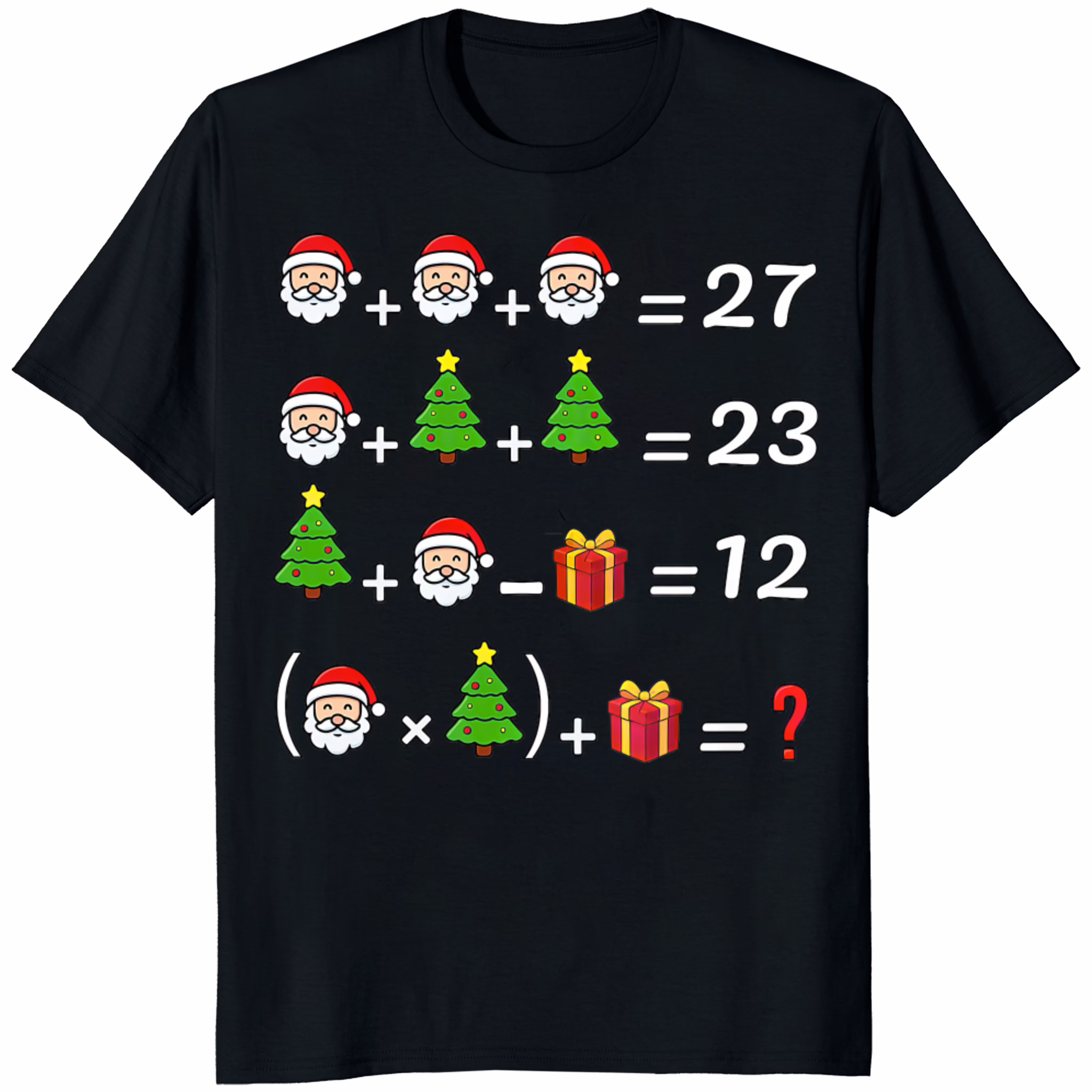 67 Six Seven Santa Tree Math Teacher Christmas Shirt 1 Black 67 Six Seven Santa Tree Math Teacher Christmas Shirt mockup, featuring the unique math-themed holiday graphic for teachers.