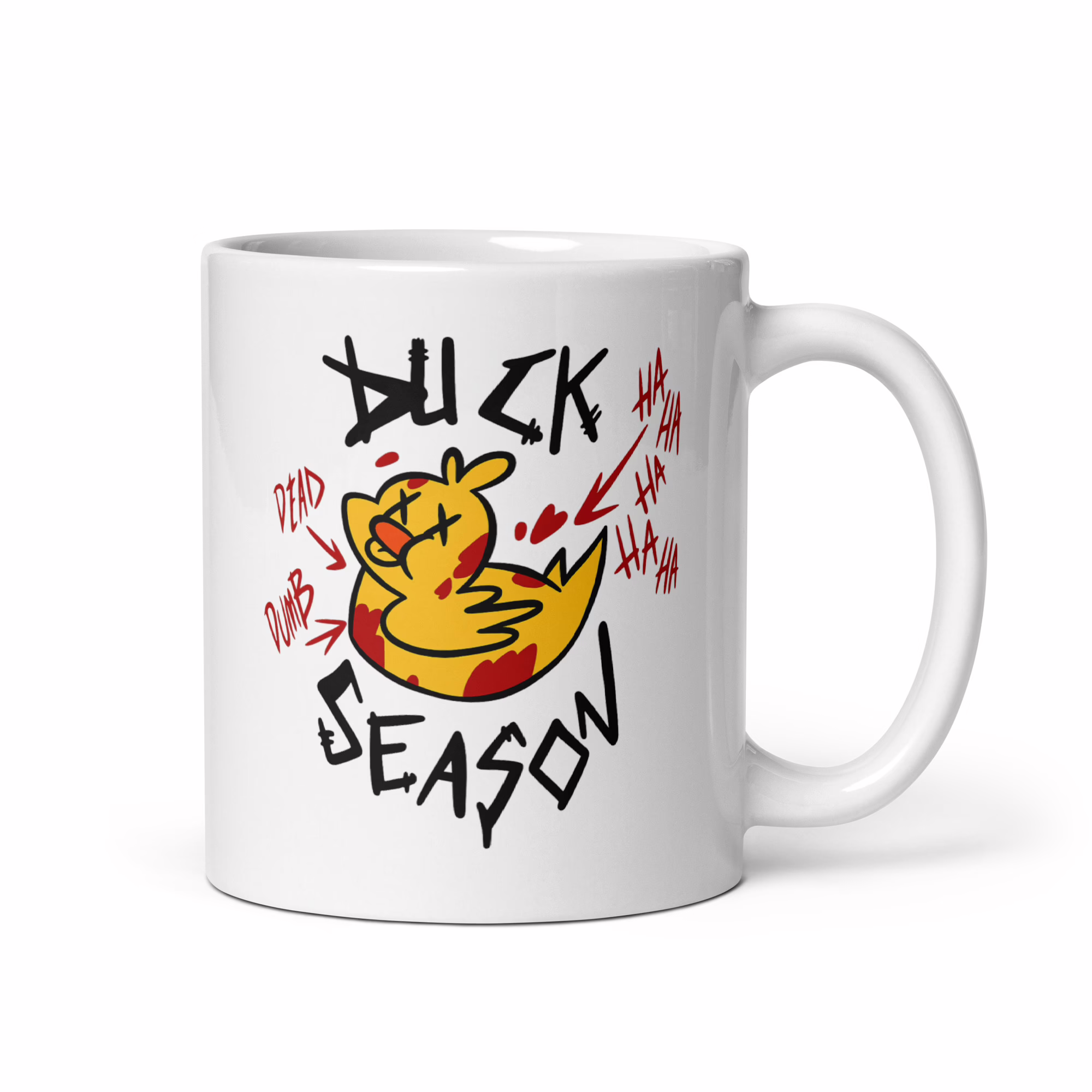 Duck Season Hazbin Hotel Mug 1 Duck Season Hazbin Hotel Mug White Variant