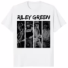 Limited Riley Green World Tour Shirt on white tee