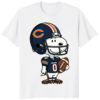 Chicago Bears NFL Helmet Snoopy Shirt graphic tee