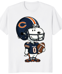 Home 33 Chicago Bears NFL Helmet Snoopy Shirt graphic tee