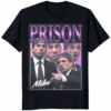 Prison Mike The Office Michael Scott Shirt white tee product mockup