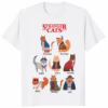 Stranger Cats Stranger Things Shirt white mockup graphic tee for cat lovers