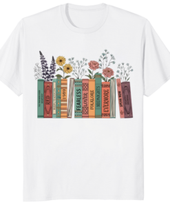 Taylor Swift Albums As Books Covers Shirt featuring all eras in a book spine design