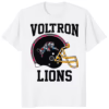 Official Voltron Lions T Shirt White 100% Cotton