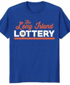 The Long Island Lottery 13 New York T Shirt hockey fan graphic tee