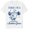 Serious Goose Weightlifting Gym Workout Shirt