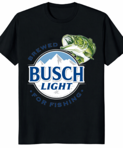 Light Beer Brewed For Fishing Shirt funny angler graphic tee