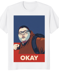 A high-quality Okay This guy is a hero Meme Shirt with bold text design for a premium look.