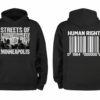 Bruce Springsteen Streets Of Minneapolis ICE Out Hoodie graphic front design