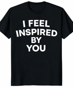 The Valley Persian Style S1E2 GG’s I Feel Inspired by You Tee with unique artistic typography.