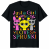 Sprunki Just A Girl Who Loves Sprunki T Shirt with high-quality graphic design for fans