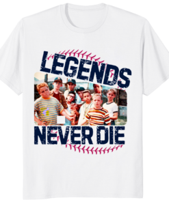 1990s Sandlot Legends Never Die Baseball Shirt
