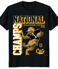 MSU Bobcats National Champs 2025 Cats Shirt with official championship branding.
