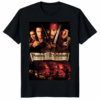 A high-quality vintage style The Pirates of the Caribbean Curse of the Black Pearl shirt featuring Captain Jack Sparrow.