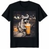 Raccoon Drinking Iced Coffee Shirt