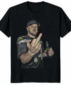Seattle Sam Darnold Middle Fingers Shirt funny football fan graphic tee for game day