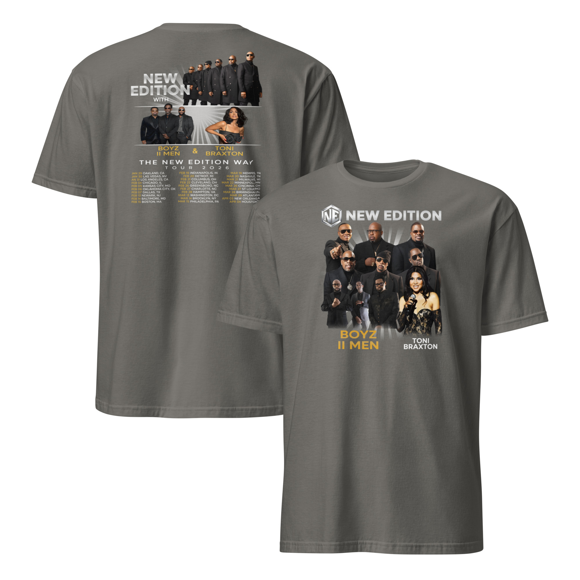 The New Edition Way Tour 2026 T Shirt 9 The New Edition Way Tour 2026 T Shirt - Image 9