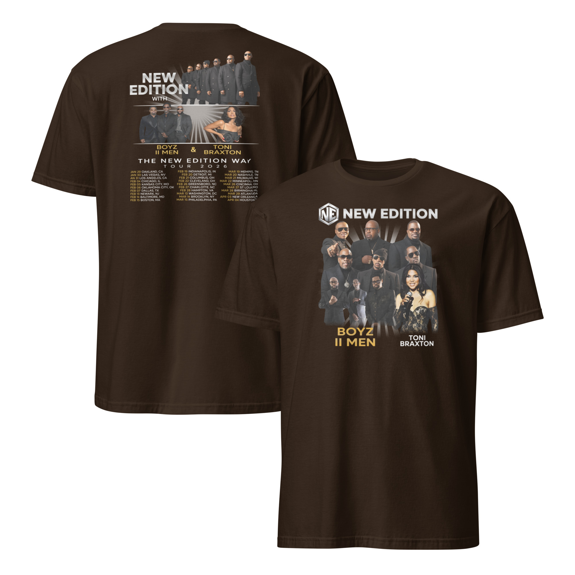 The New Edition Way Tour 2026 T Shirt 3 The New Edition Way Tour 2026 T Shirt - Image 3