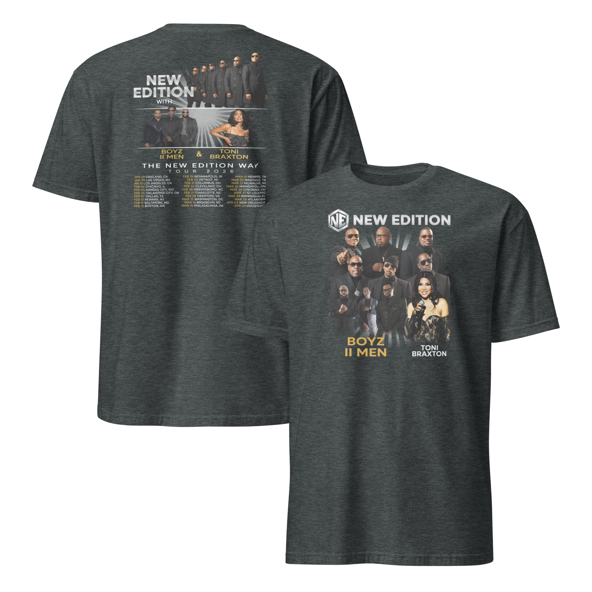 The New Edition Way Tour 2026 T Shirt 5 The New Edition Way Tour 2026 T Shirt - Image 5