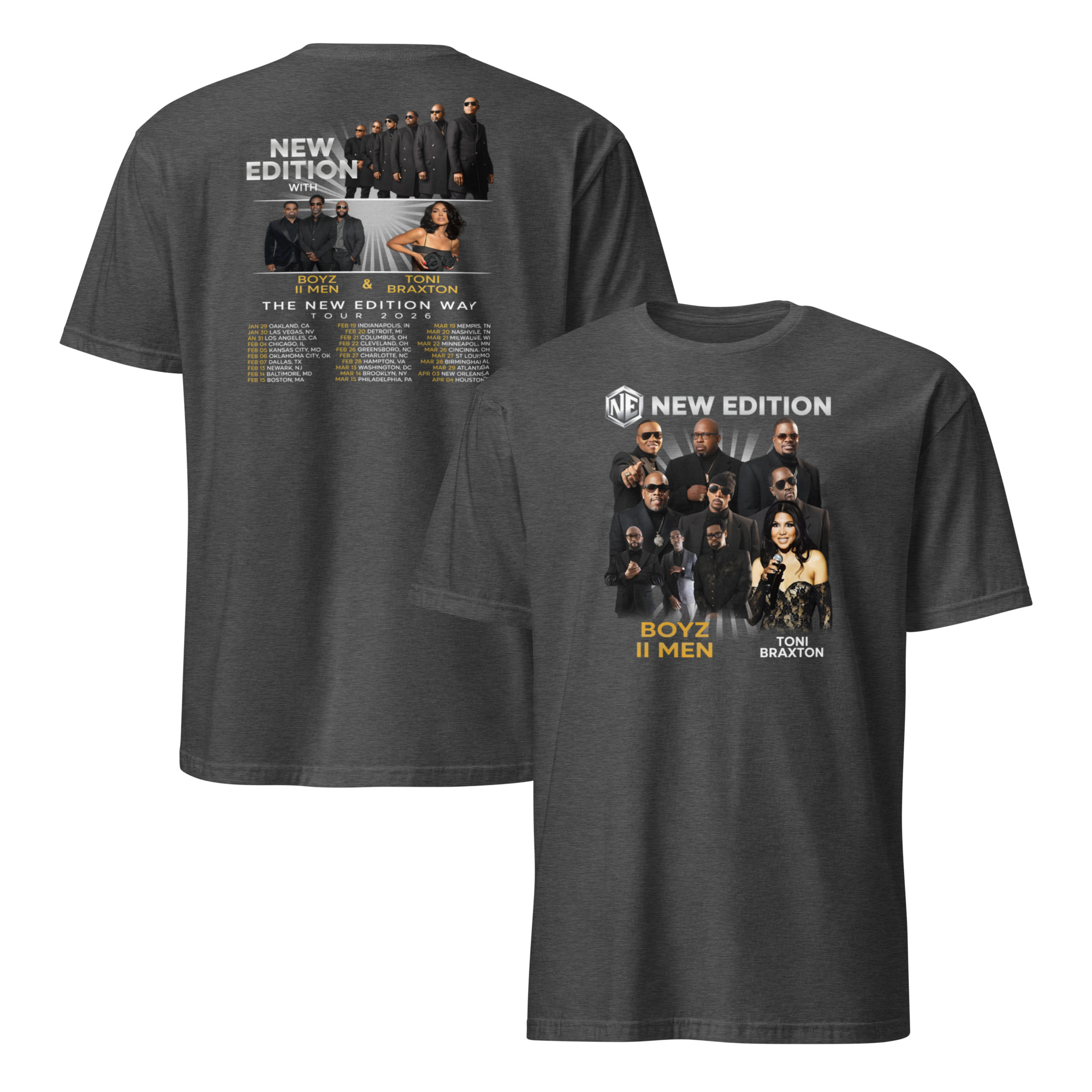 The New Edition Way Tour 2026 T Shirt 7 The New Edition Way Tour 2026 T Shirt - Image 7