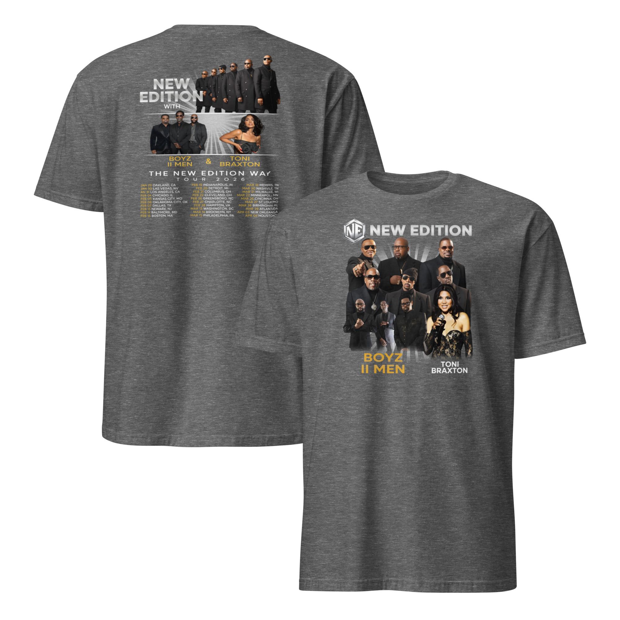 The New Edition Way Tour 2026 T Shirt 8 The New Edition Way Tour 2026 T Shirt - Image 8