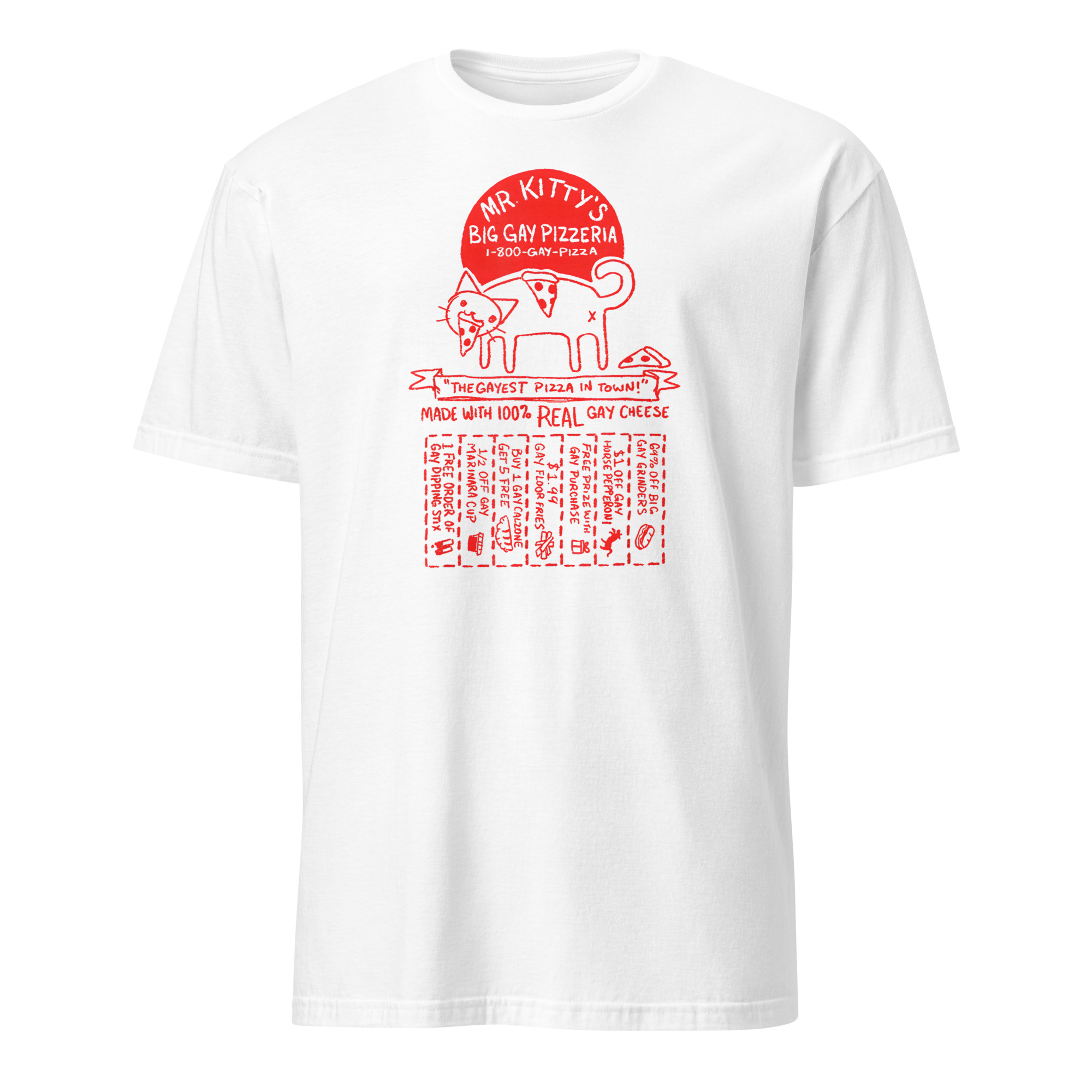 Mr. Kittys Big Gay Pizzeria Shirt 2 Mr. Kittys Big Gay Pizzeria Shirt - Image 2