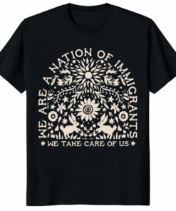 Nation of Immigrants Community Solidarity & ICE Out Tee