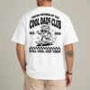 Cool dads club shirt retro skater still cool just tired graphic tee front view
