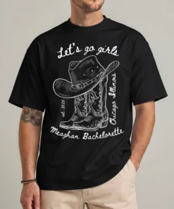 Home 11 Custom western bachelorette shirt with personalized text, front view