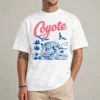 Retro Coyote shirt with vintage desert wildlife illustration