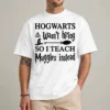 Muggle Teacher shirt with playful typography design